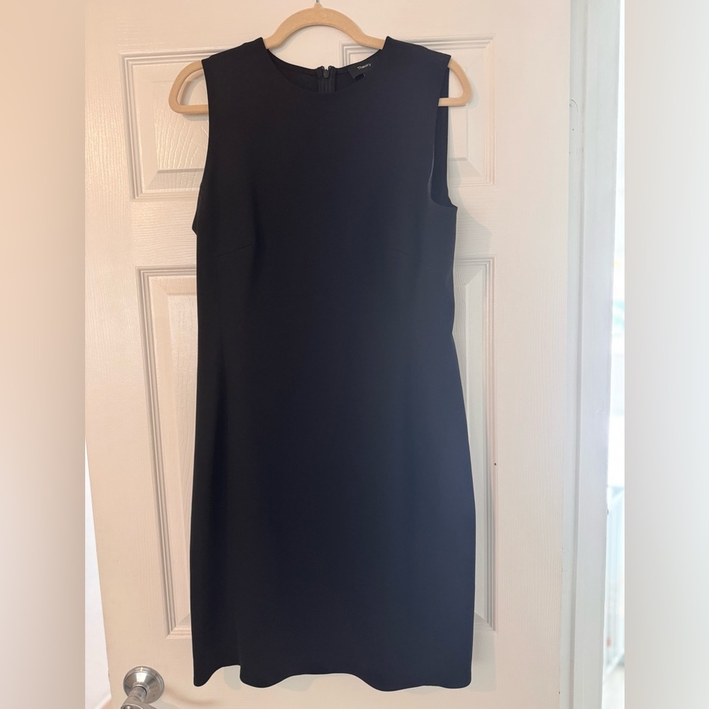 Theory Black Shift Dress - Picture 3 of 7